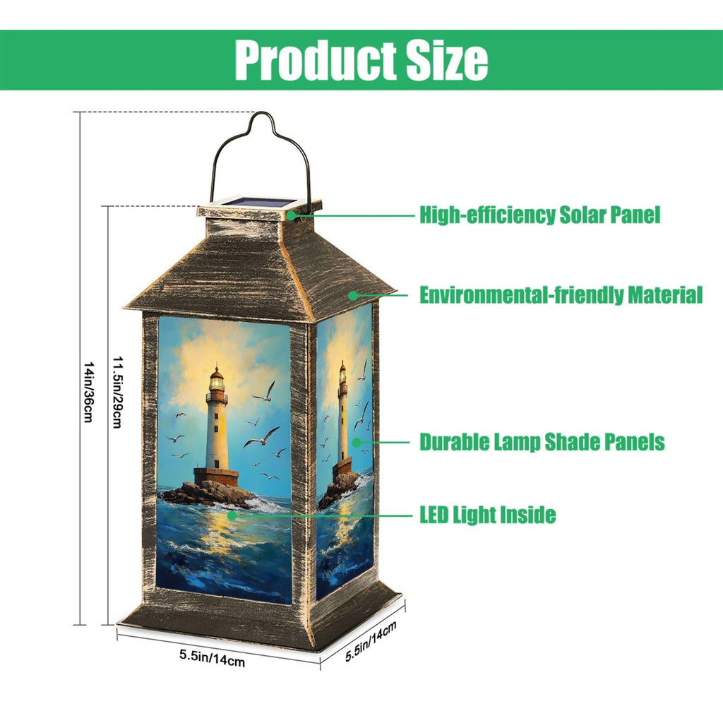 Waterproof Solar Powered Hanging Lantern Q6424