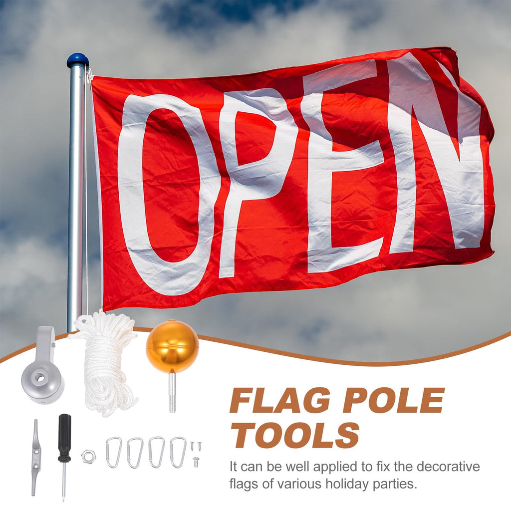 Heavy Duty Flagpole Kit Metal Repair Parts B799565