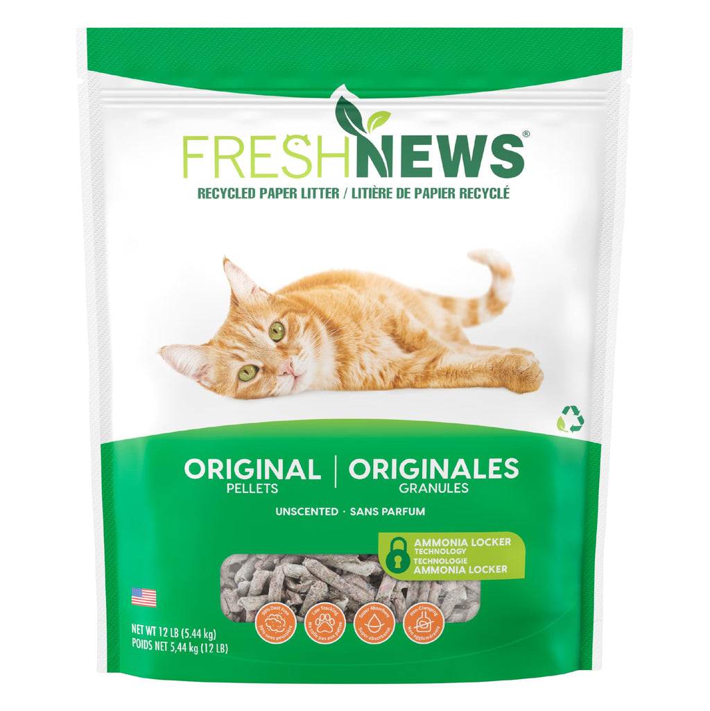 Paper Non-Clumping Cat Litter 12 Pound E338
