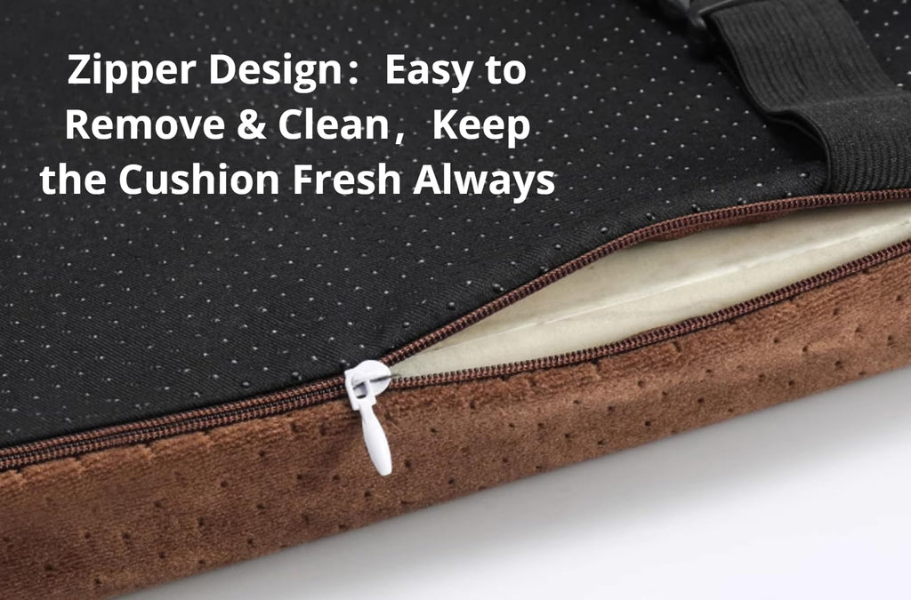 Memory Foam Chair Cushion with Strap Ties S92963
