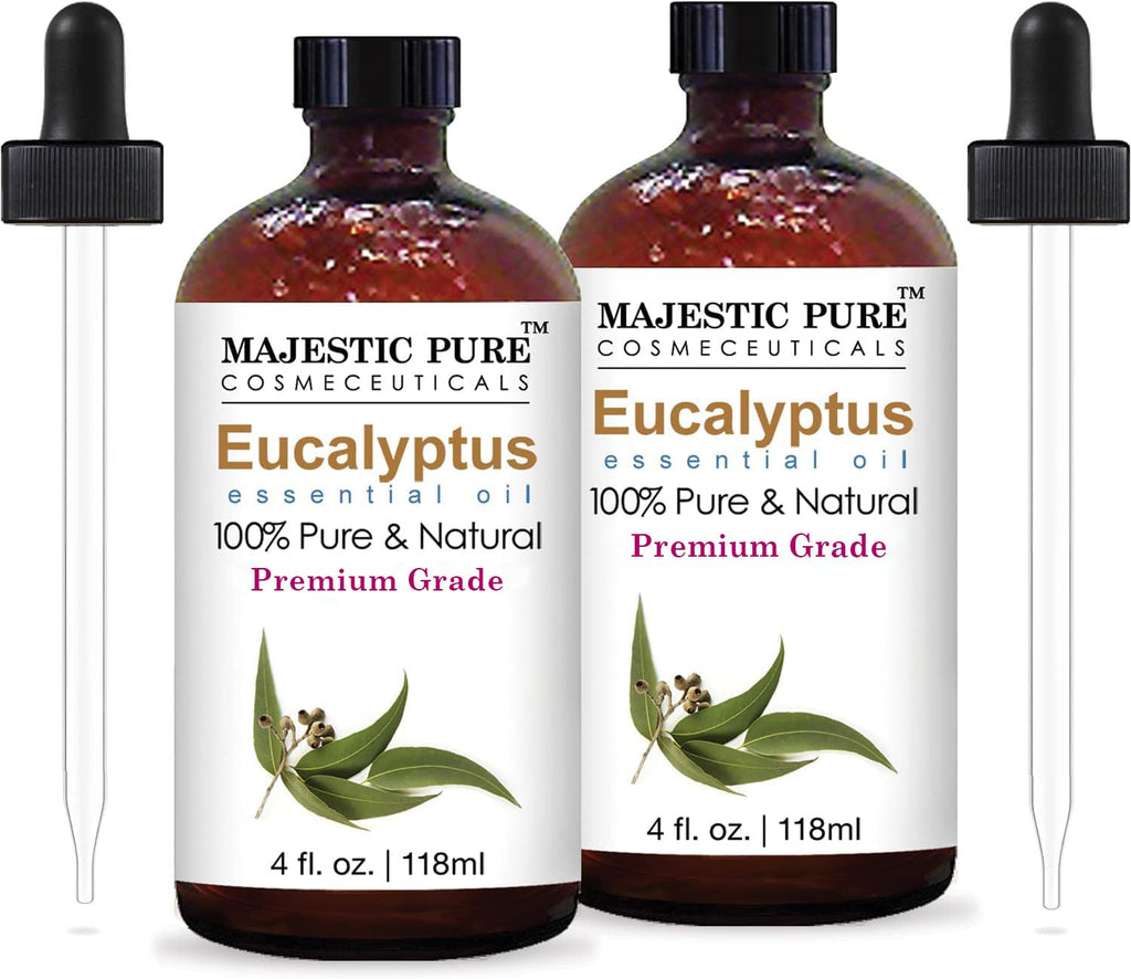 Peppermint and Eucalyptus Essential Oil 4 fl oz Pack of 2 Y4774