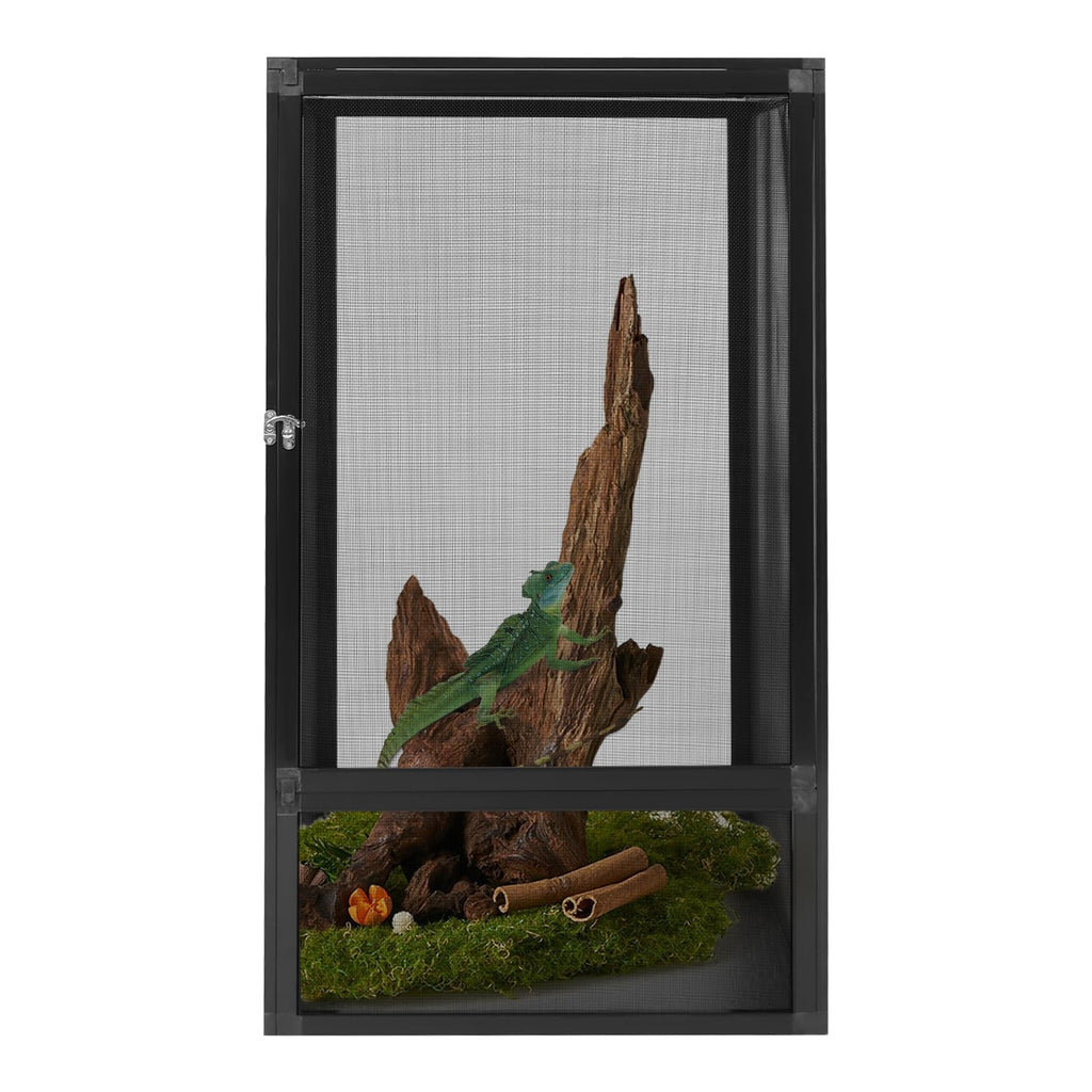 Terrarium Enclosure with Mesh Top and Locking Latch T17469