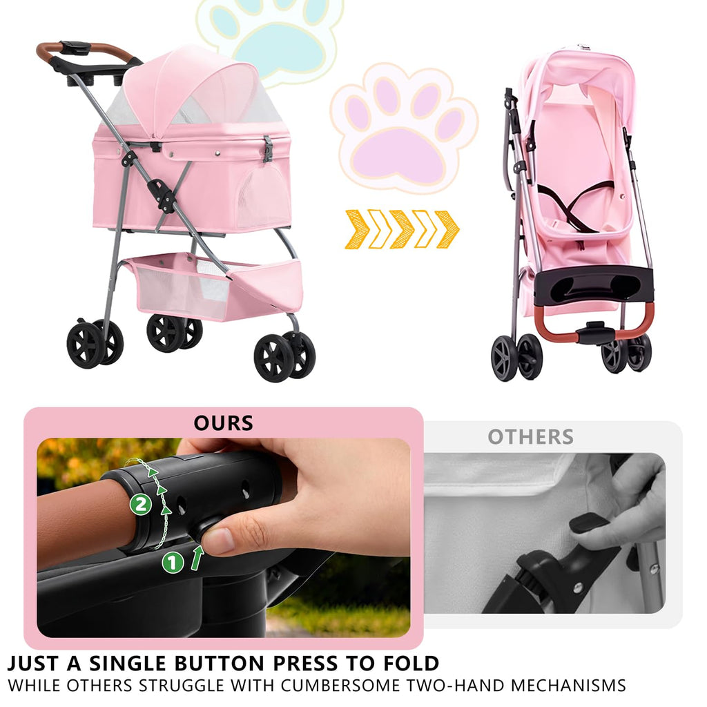 Pink Pet Stroller X388999