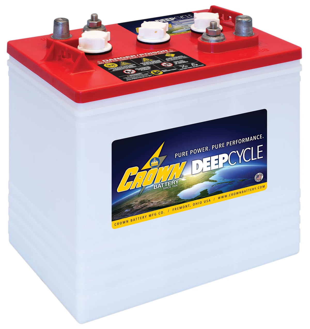 6V 235Ah Flooded Lead Acid Deep Cycle Battery Pack of 4 N898642