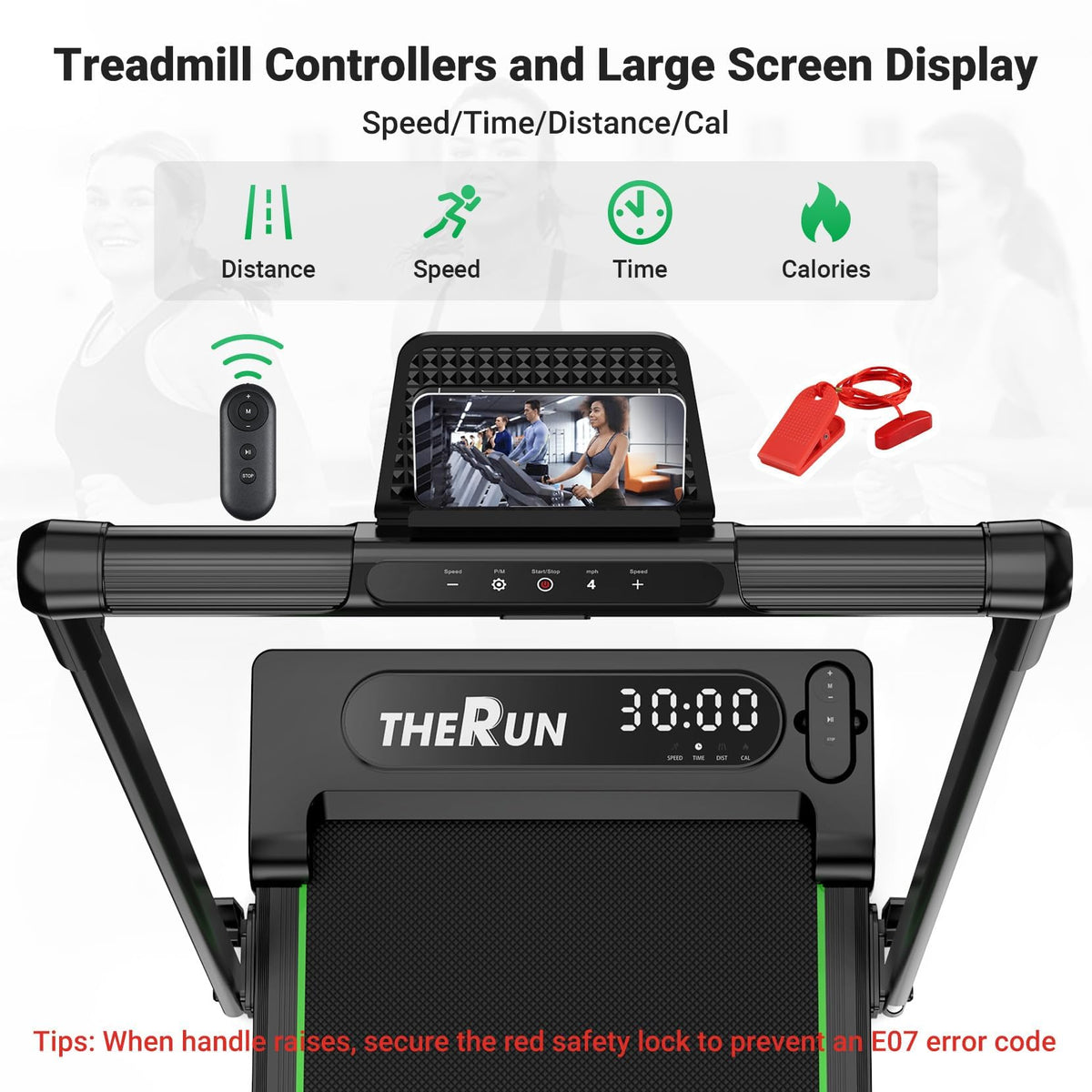 Portable Treadmill with Handle Bar L5154