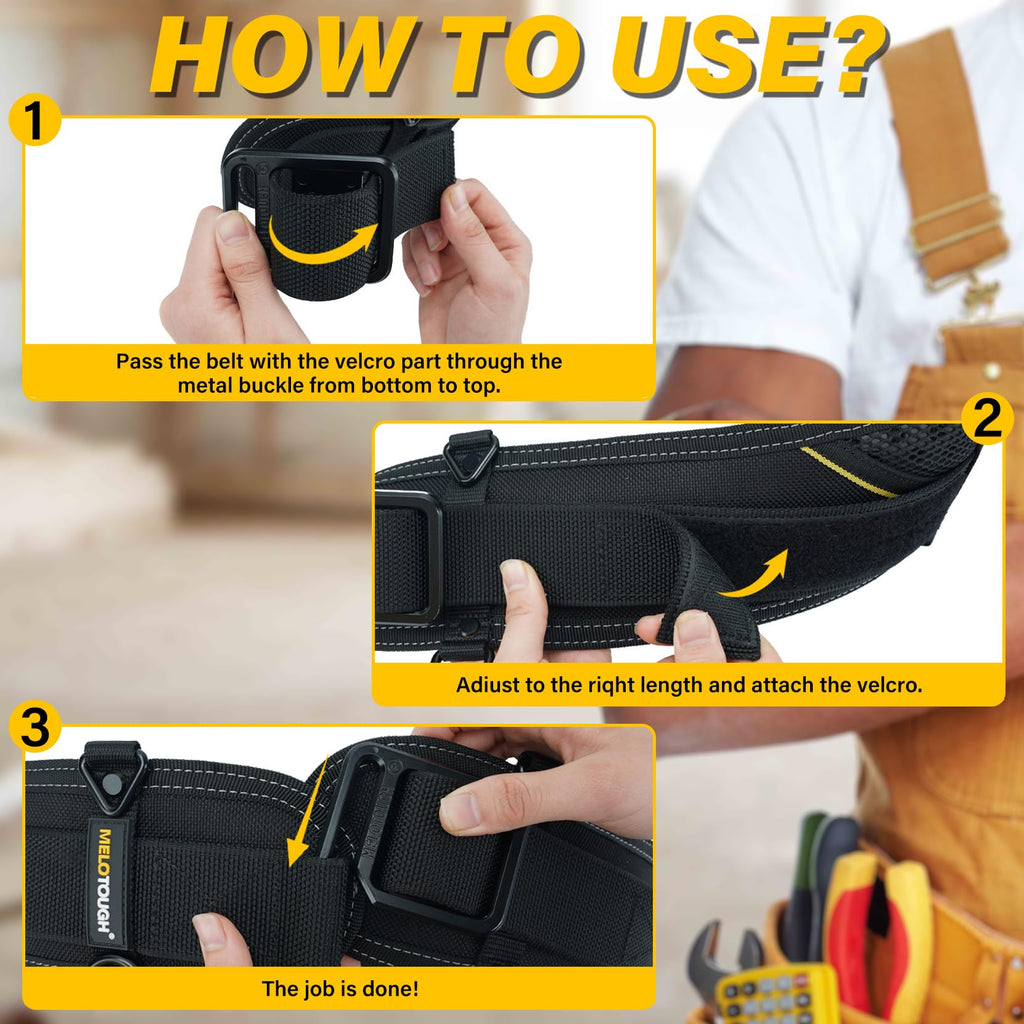 Padded Electrician Tool Belt T701