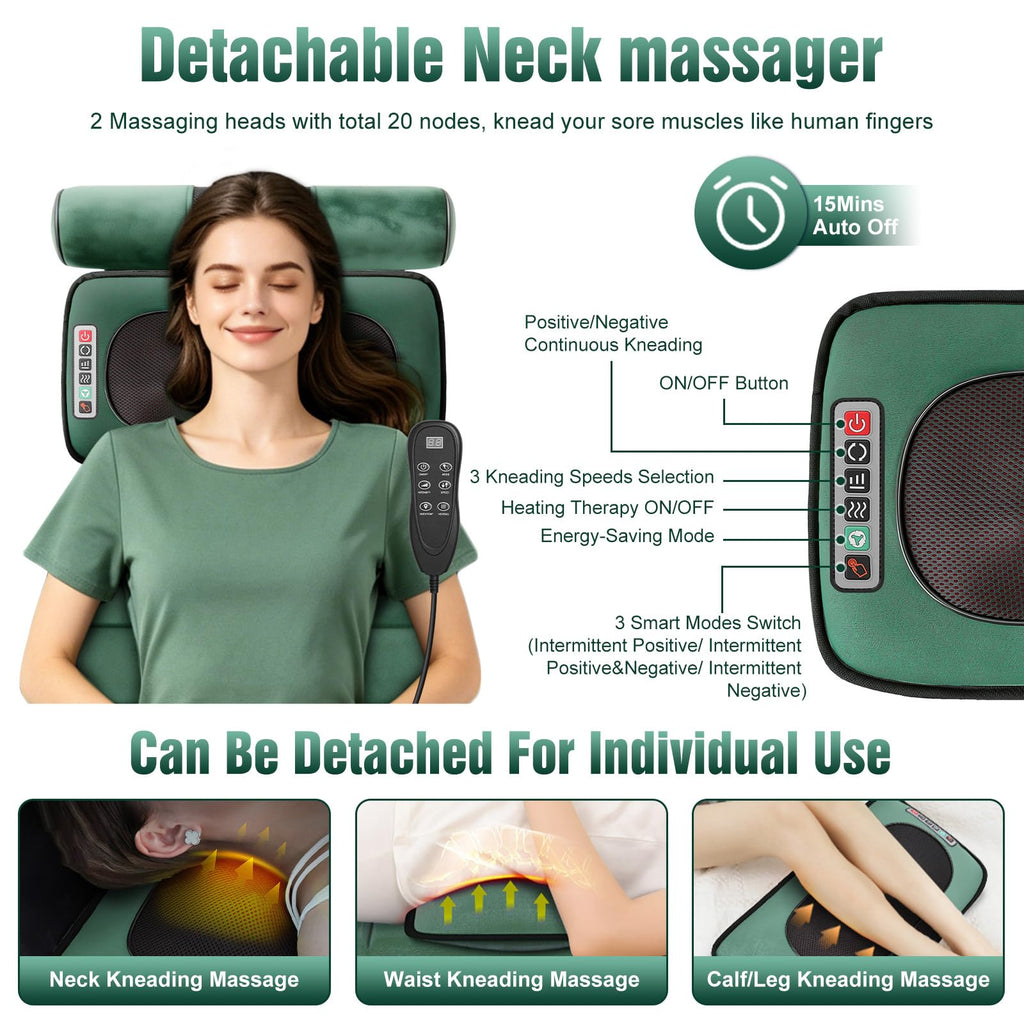 Full Body Massage Mat with Heat & Vibration W632525