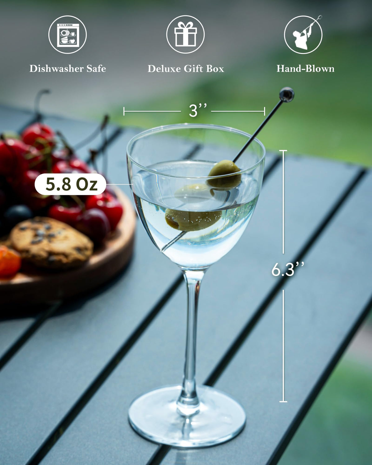 Set of 2 Cocktail Glasses C3188