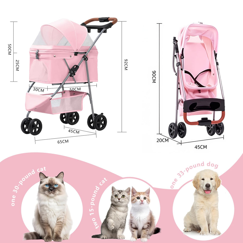 Pink Pet Stroller X388999