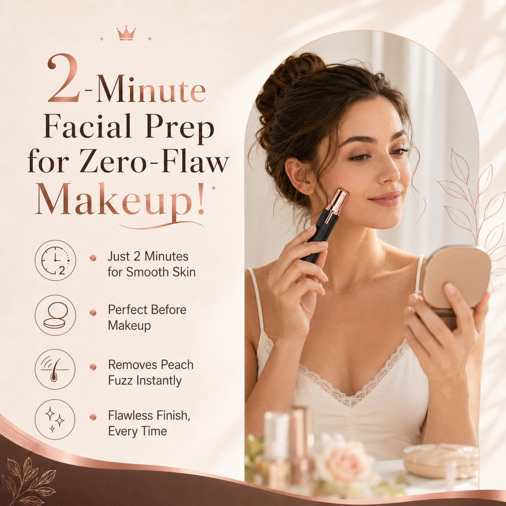 Facial Hair Removal with 2 Replacement Heads T405200