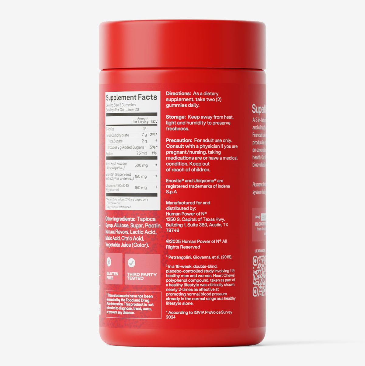 Heart Gummies 150mg CoQ10 60 Ct L401888