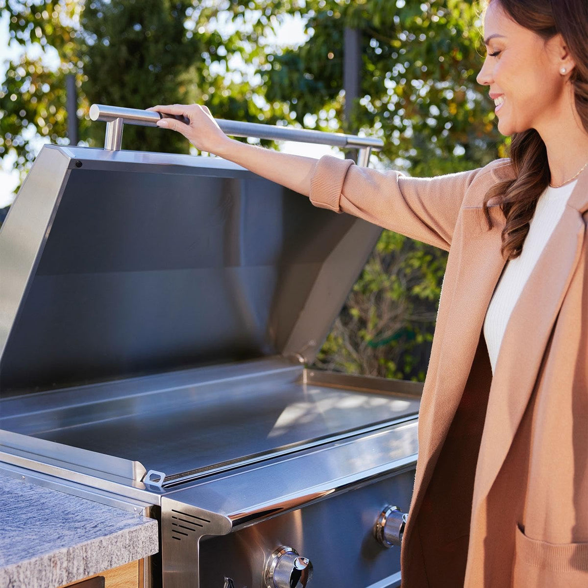 40-Inch Built-In Propane Gas Griddle with Stainless Steel Surface X82674