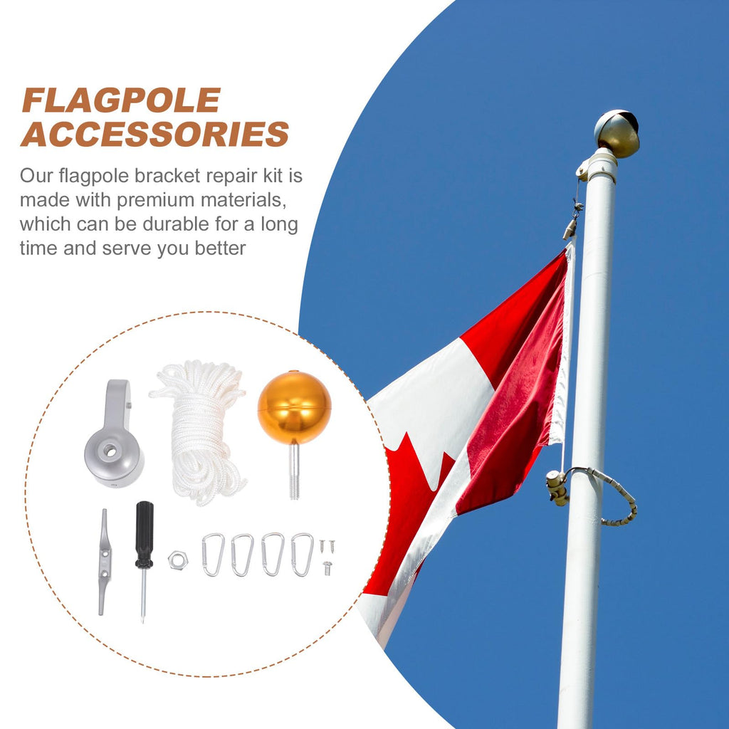 Heavy Duty Flagpole Kit Metal Repair Parts B799565