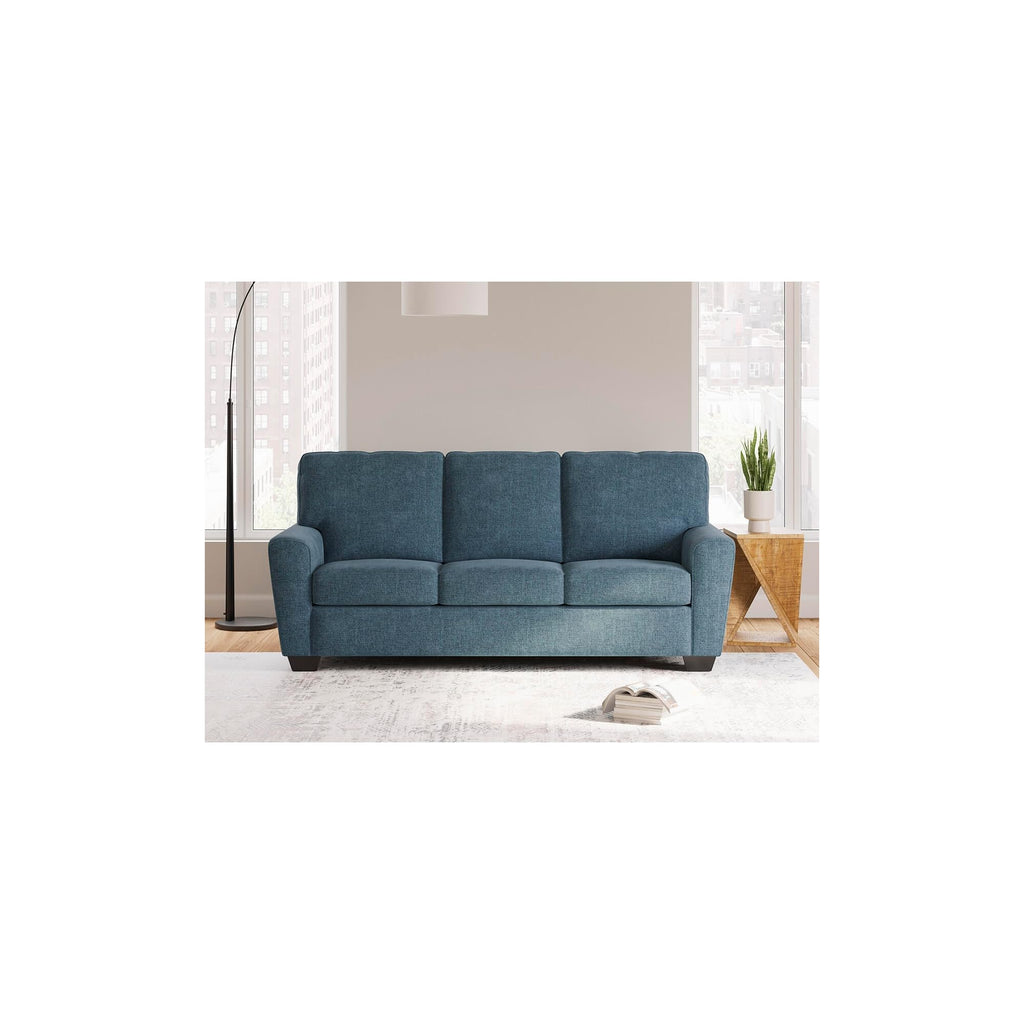 Blue Chenille 3 Seater Couch H565908