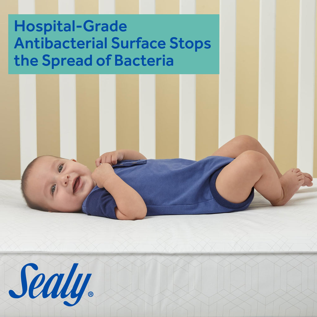 Infant & Toddler Crib Mattress, 204 Coils, Waterproof Breathable U500061