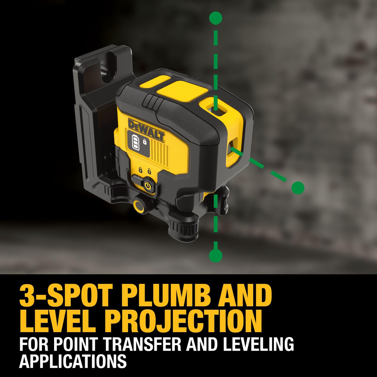 Green 3 Spot Self Leveling Laser Level Kit N315875