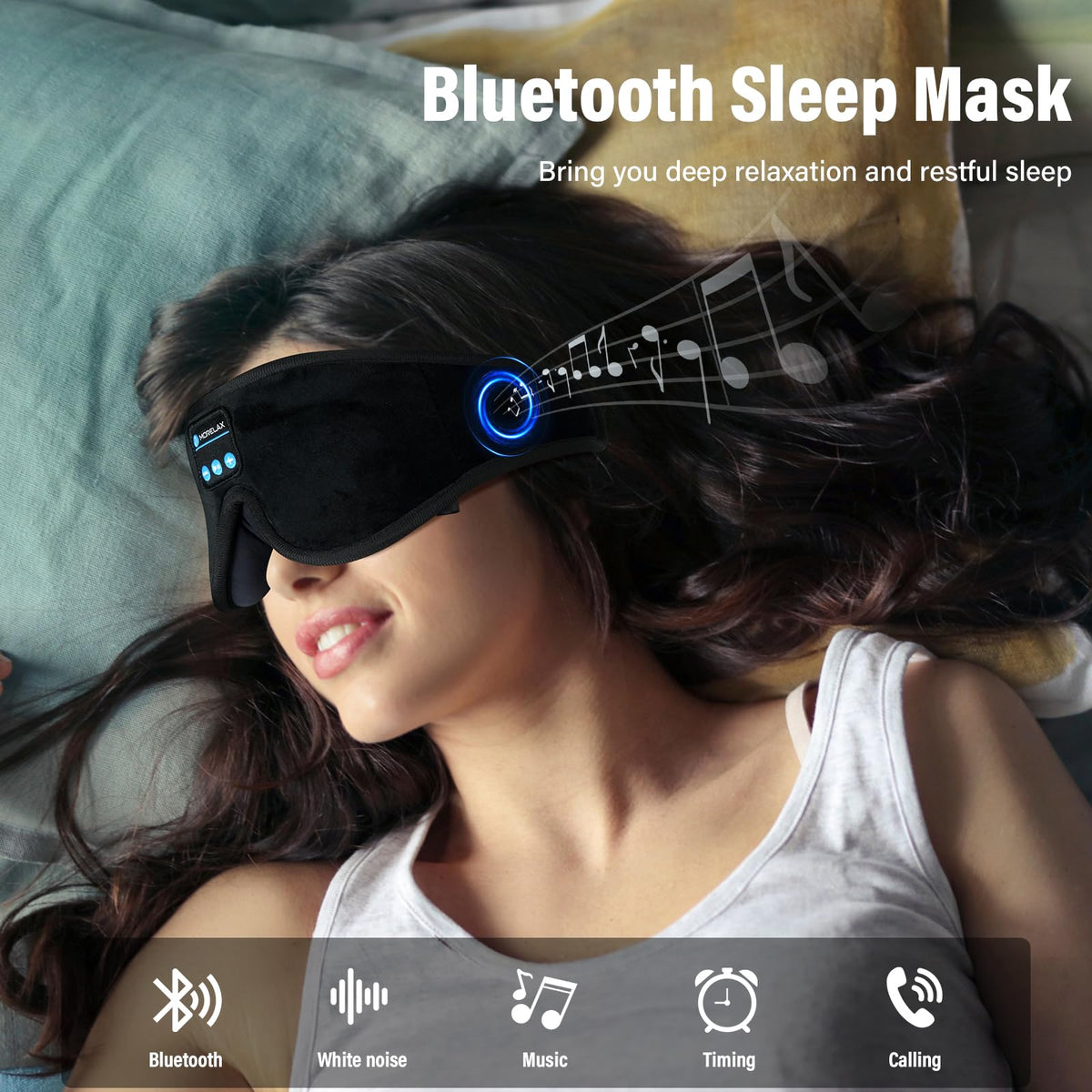 Sleep Mask with Bluetooth Headphones K198956