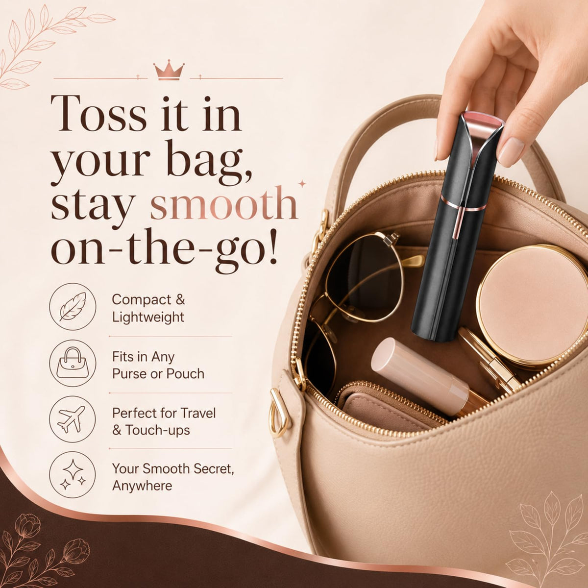 Facial Hair Removal with 2 Replacement Heads T405200