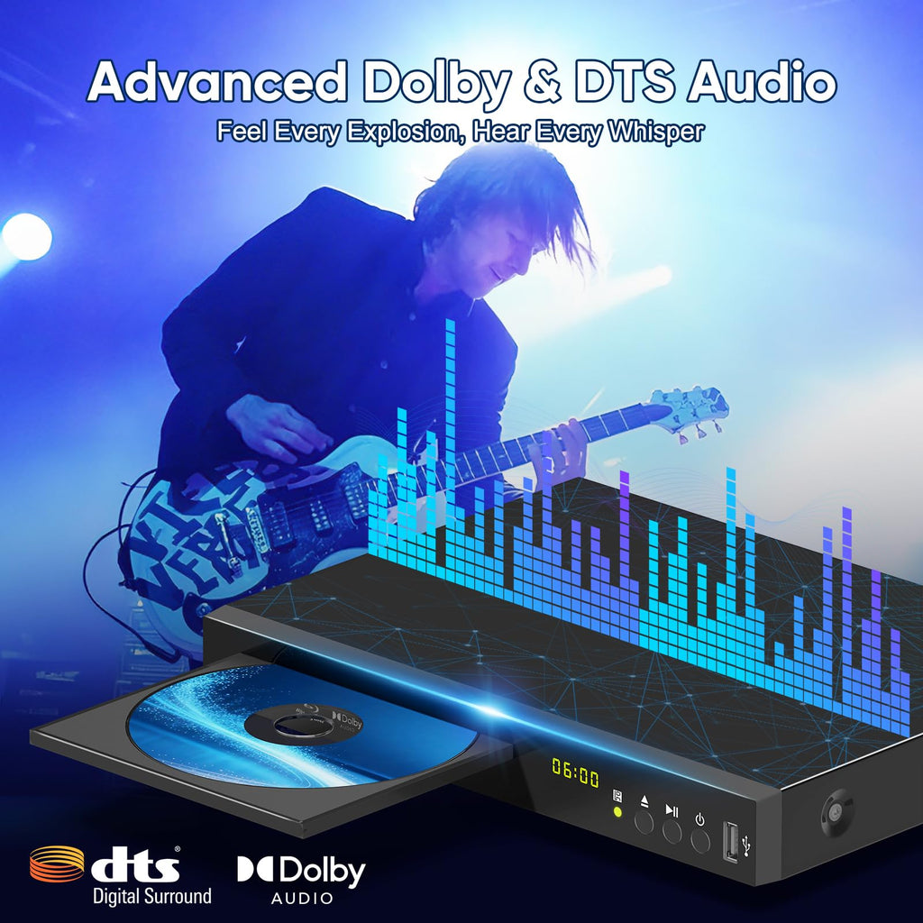 Full HD 1080p Blu-ray DVD Player with Dolby Digital N3183