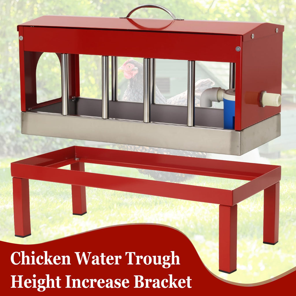 Automatic Stainless Steel Poultry Waterer Dispenser Z30878