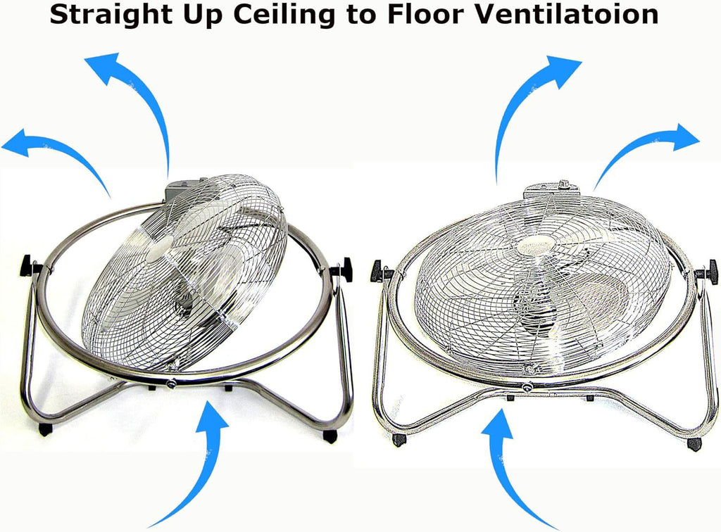 20 Inch 3 Speed Oscillating Floor Fan X736707