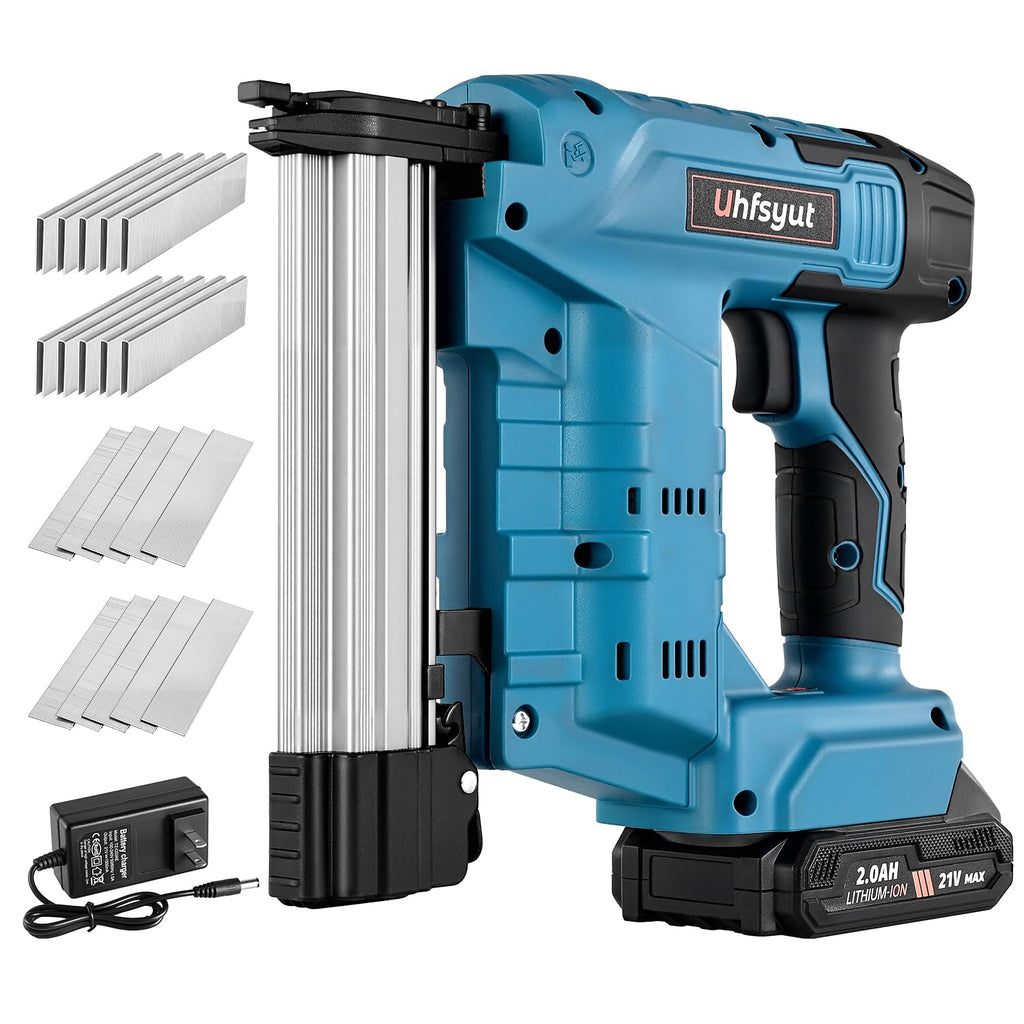 Cordless 21V 2 in 1 Brad Nailer and Staple Gun N877