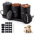 Airtight Dog Treat Container Set with Lid and Tray F90683