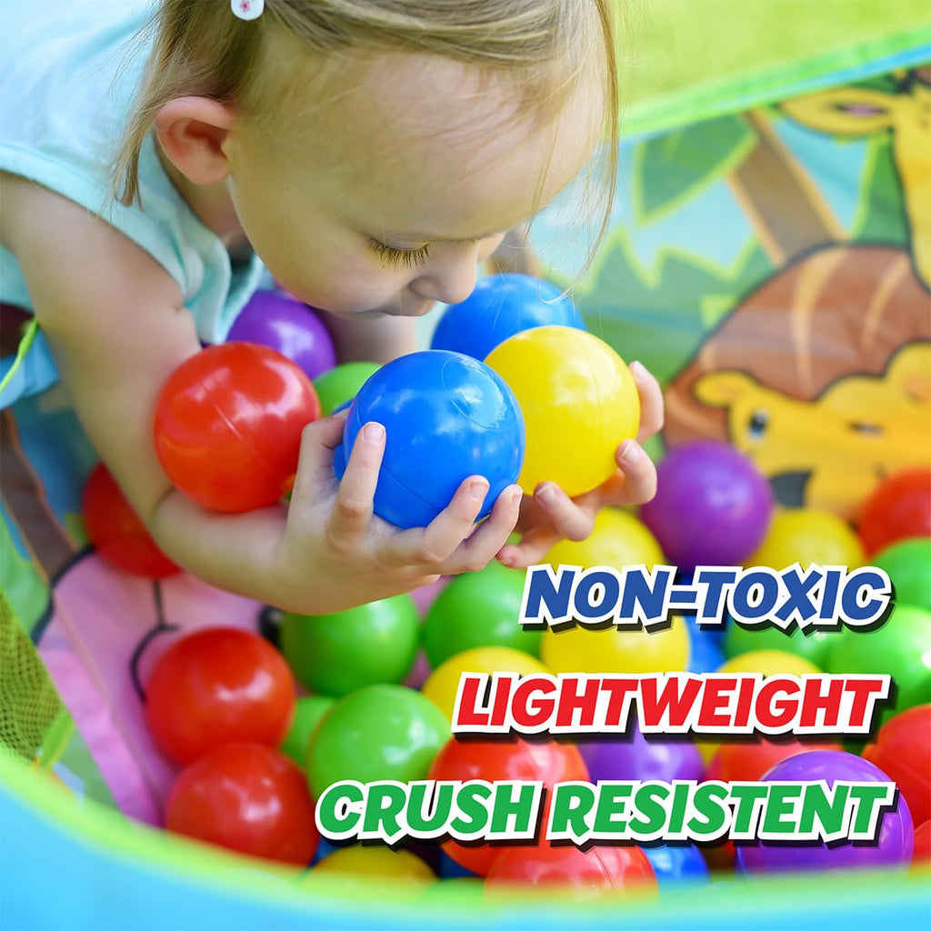 100 Count Multi Colored Play Balls C192