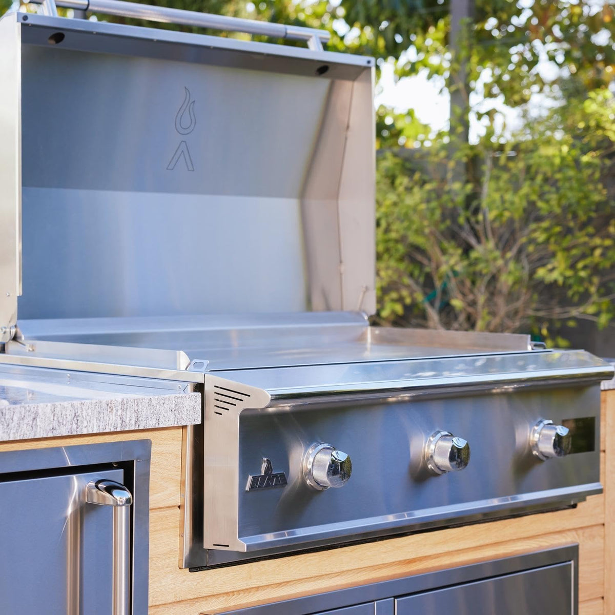 40-Inch Built-In Propane Gas Griddle with Stainless Steel Surface X82674