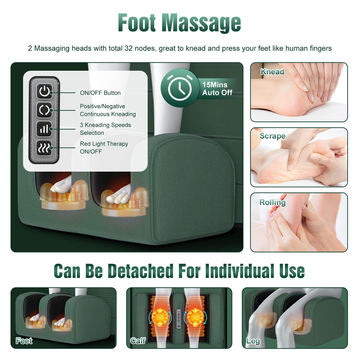 Full Body Massage Mat with Heat & Vibration W632525