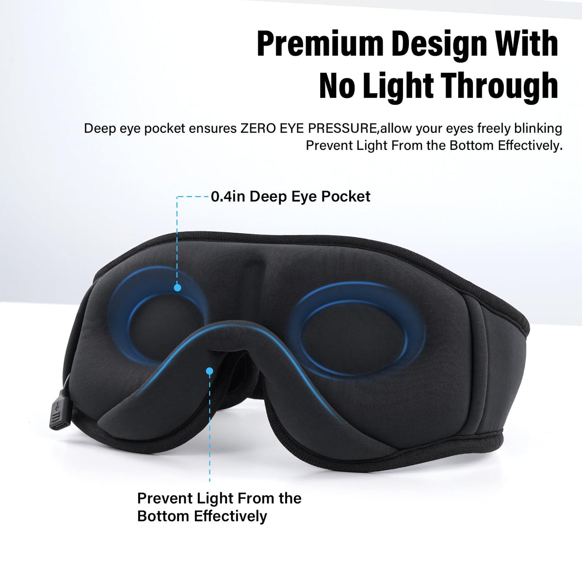 Sleep Mask with Bluetooth Headphones K198956