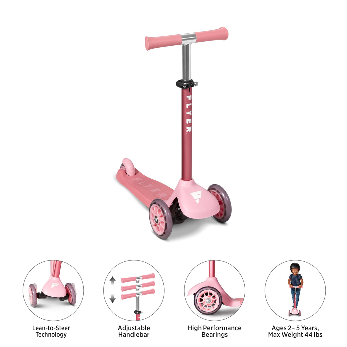 Pink Toddler Scooter I8479