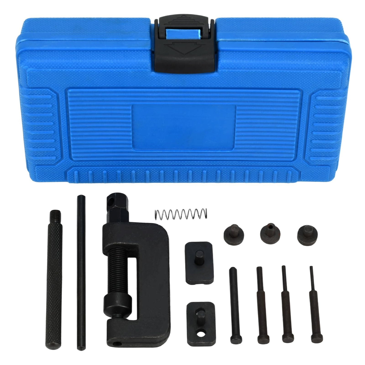 13-Piece Motorcycle Chain Breaker Tool Kit with Carrying Case D75450