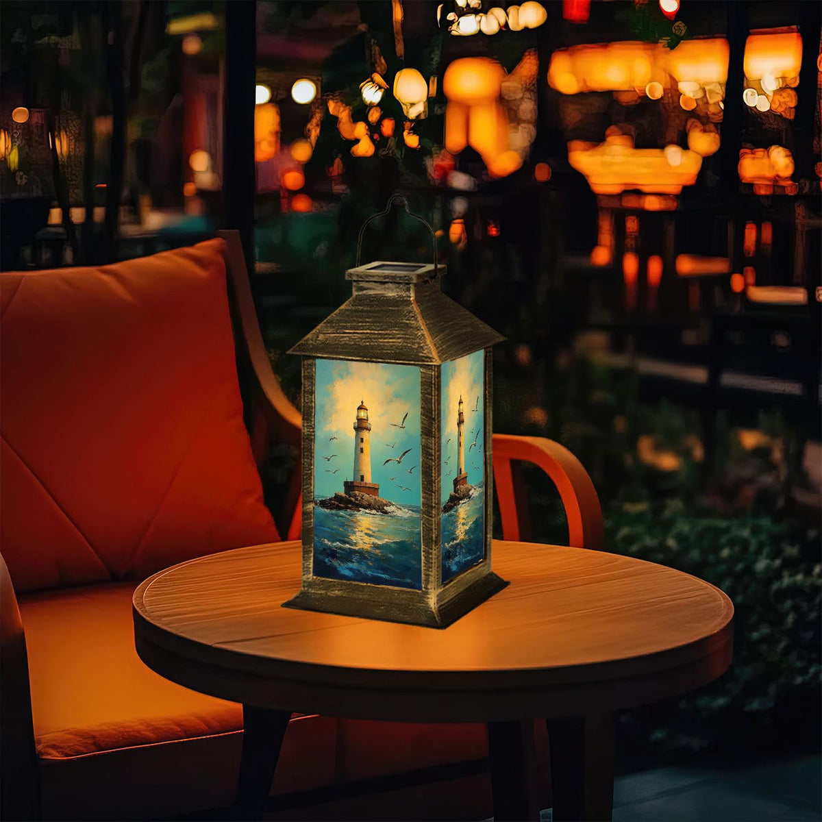 Waterproof Solar Powered Hanging Lantern Q6424