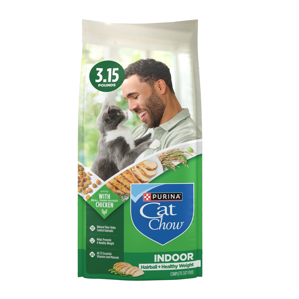 Indoor Hairball Healthy Weight Dry Cat Food 3.15 lb A85683