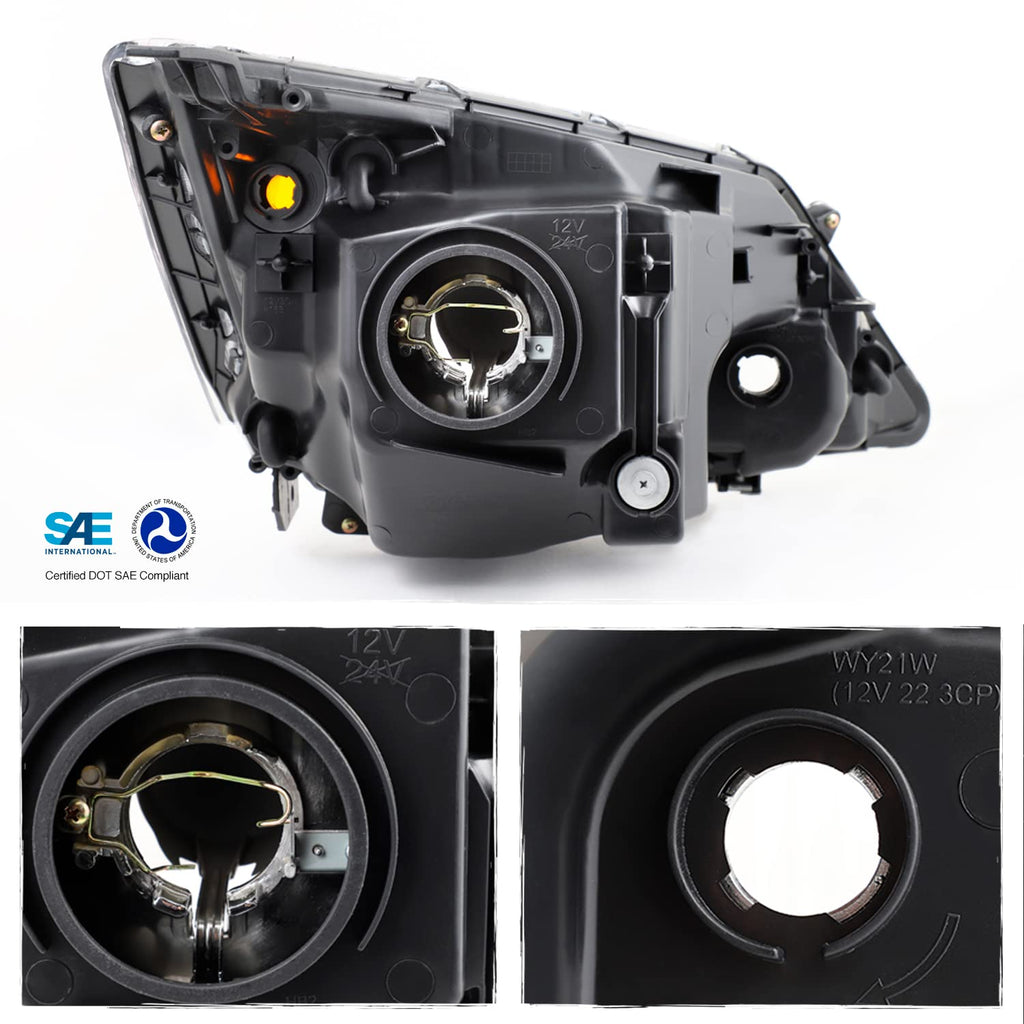 Black Headlights Pair P119