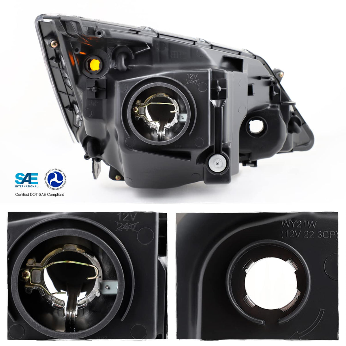 Black Headlights Pair P119