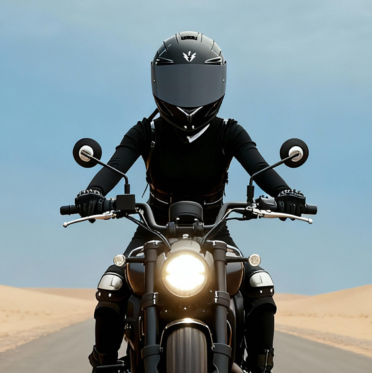 Motorcycle Full Face Helmet with Dual Visor B6904