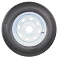 Trailer Tire Rim Assembly 5.30-12 Load C 4 Lug White Q91754