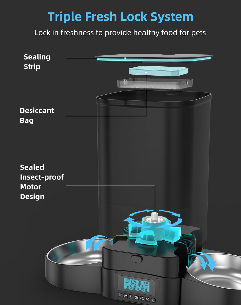 5L Automatic Cat Feeder D6146