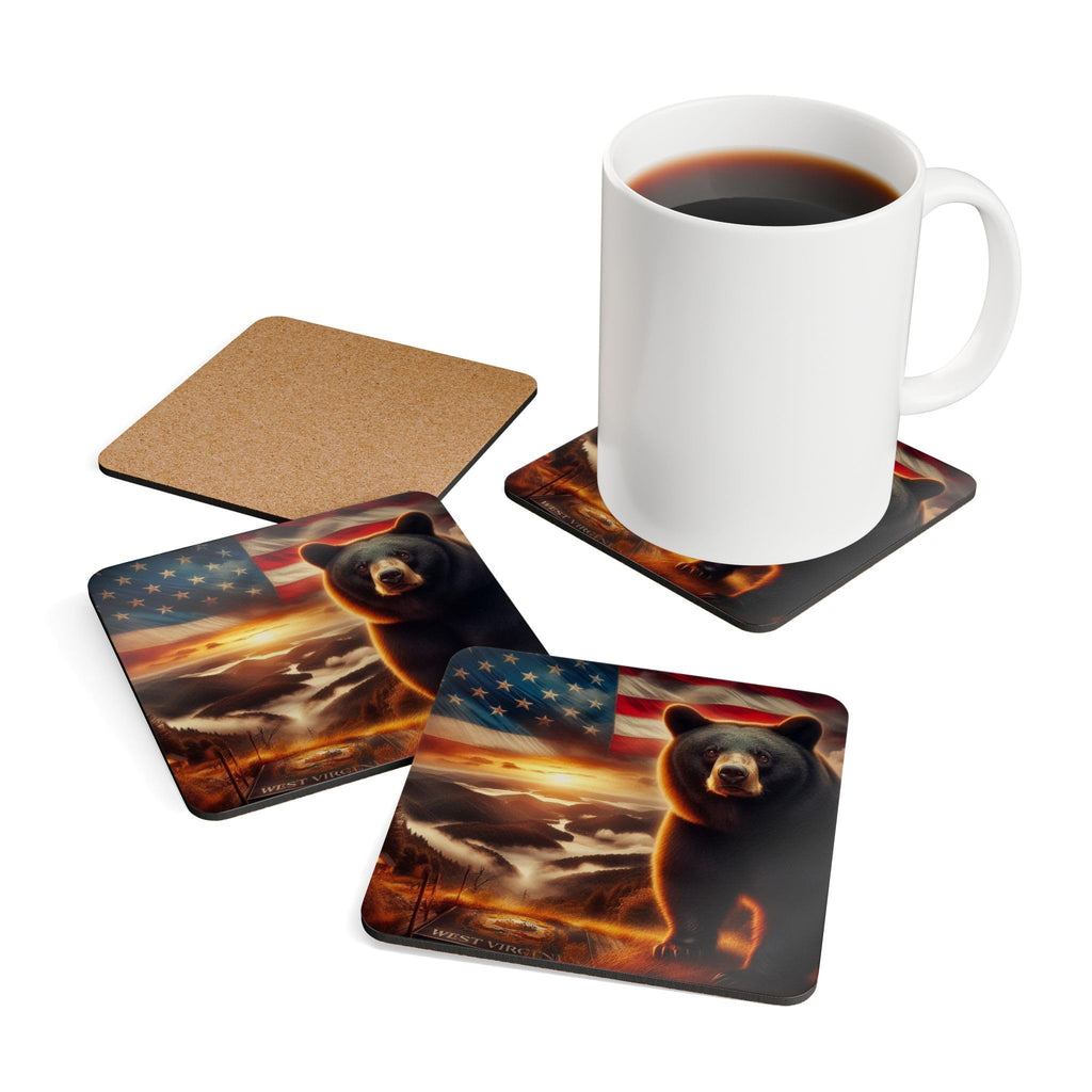 Set of 4 Glossy Coasters B324