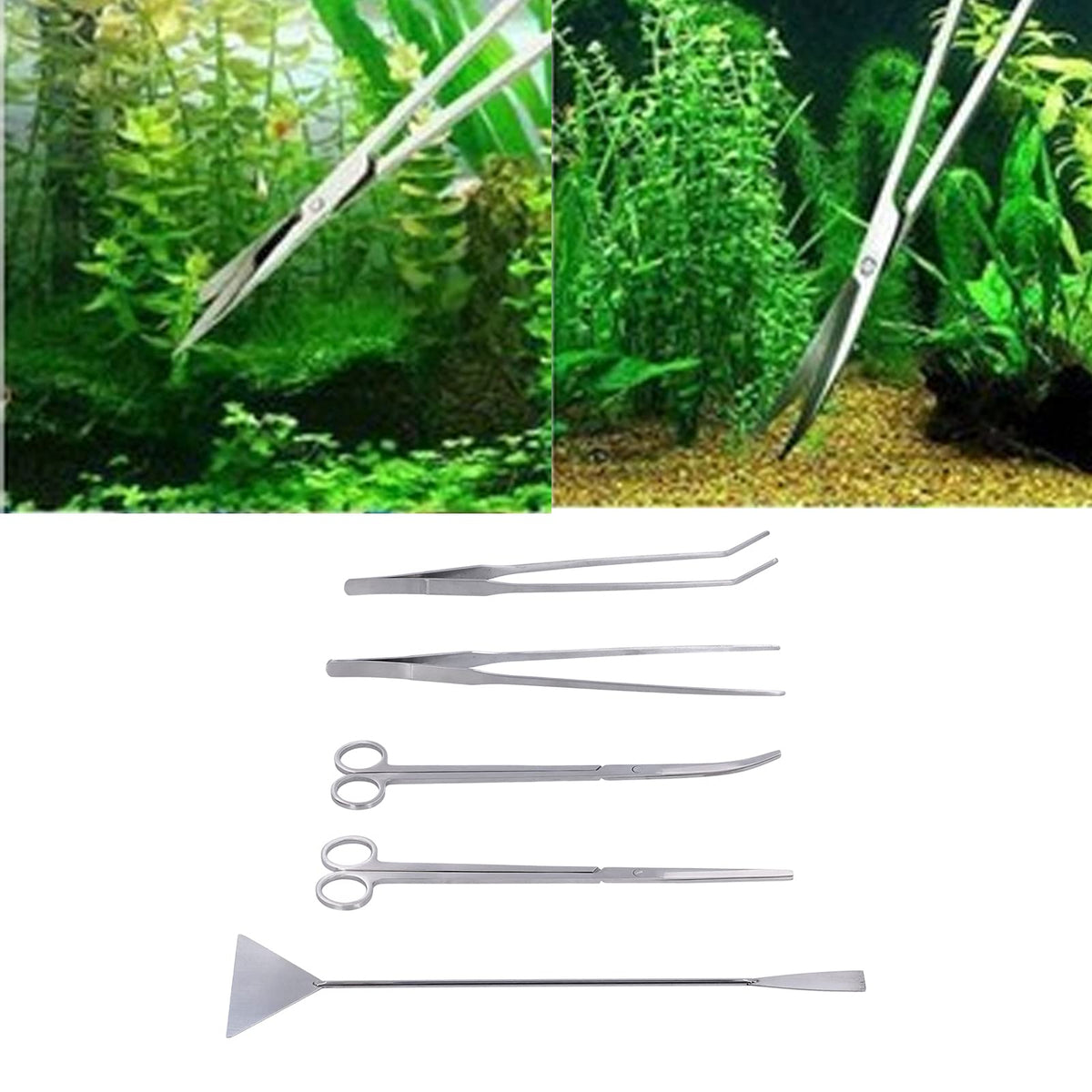 5-in-1 Stainless Steel Aquarium Maintenance Kit G2103