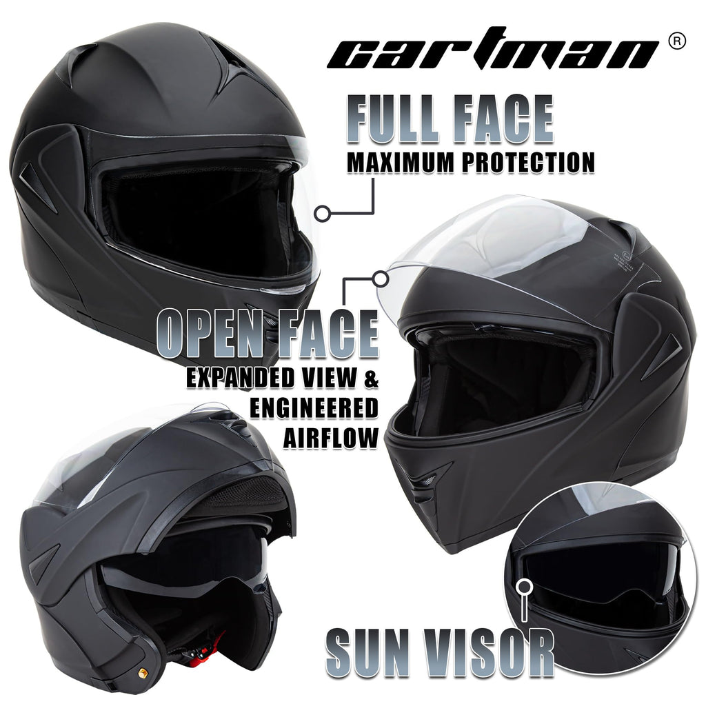Small DOT Approved Flip Up Full Helmet G94073
