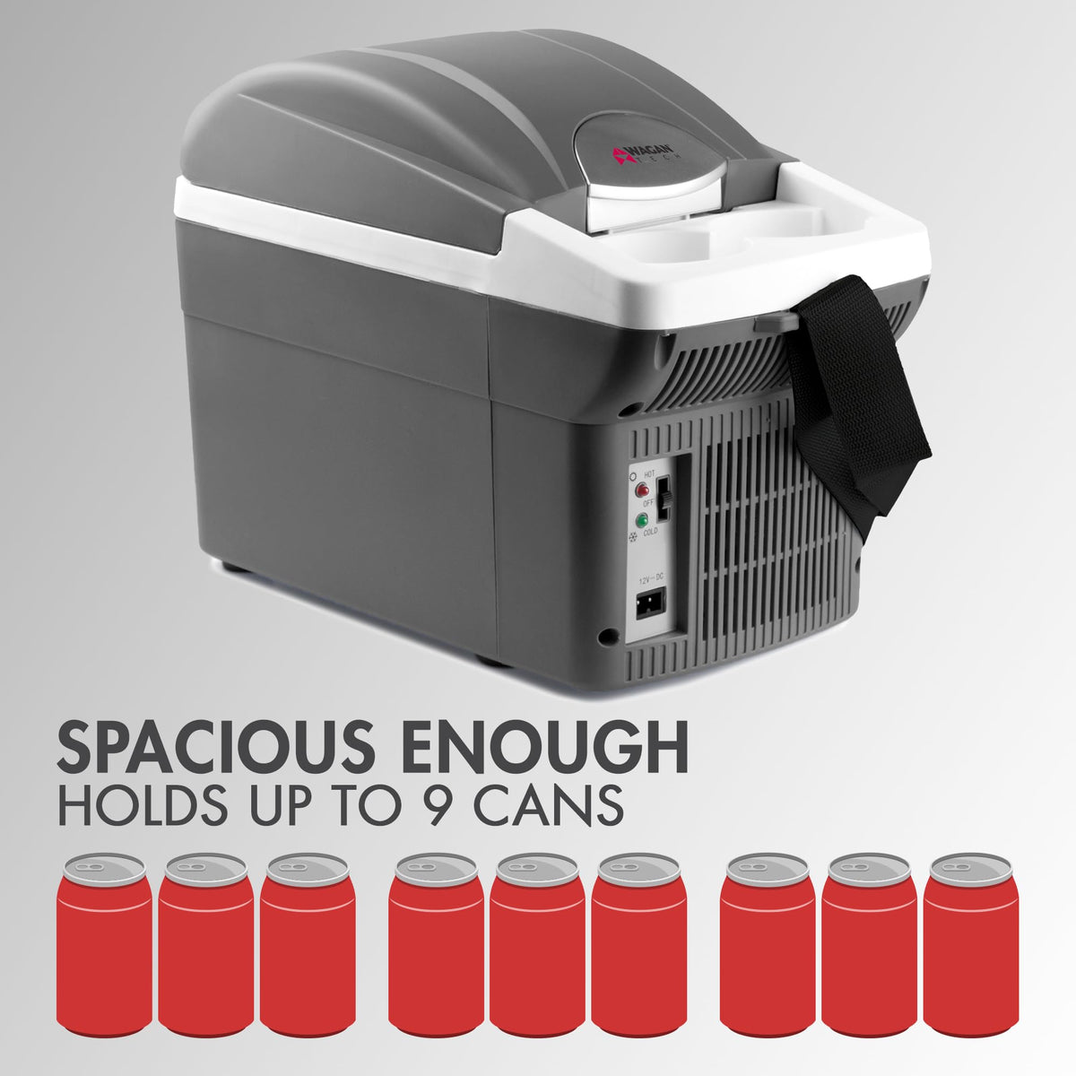 12V 6 Quart Portable Electric Cooler Warmer W8638
