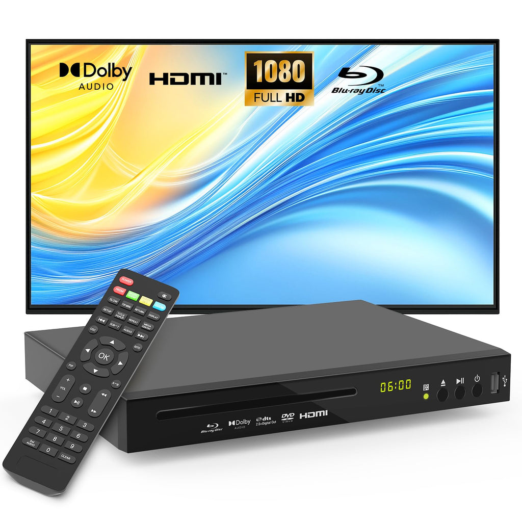 Full HD 1080p Blu-ray DVD Player with Dolby Digital N3183