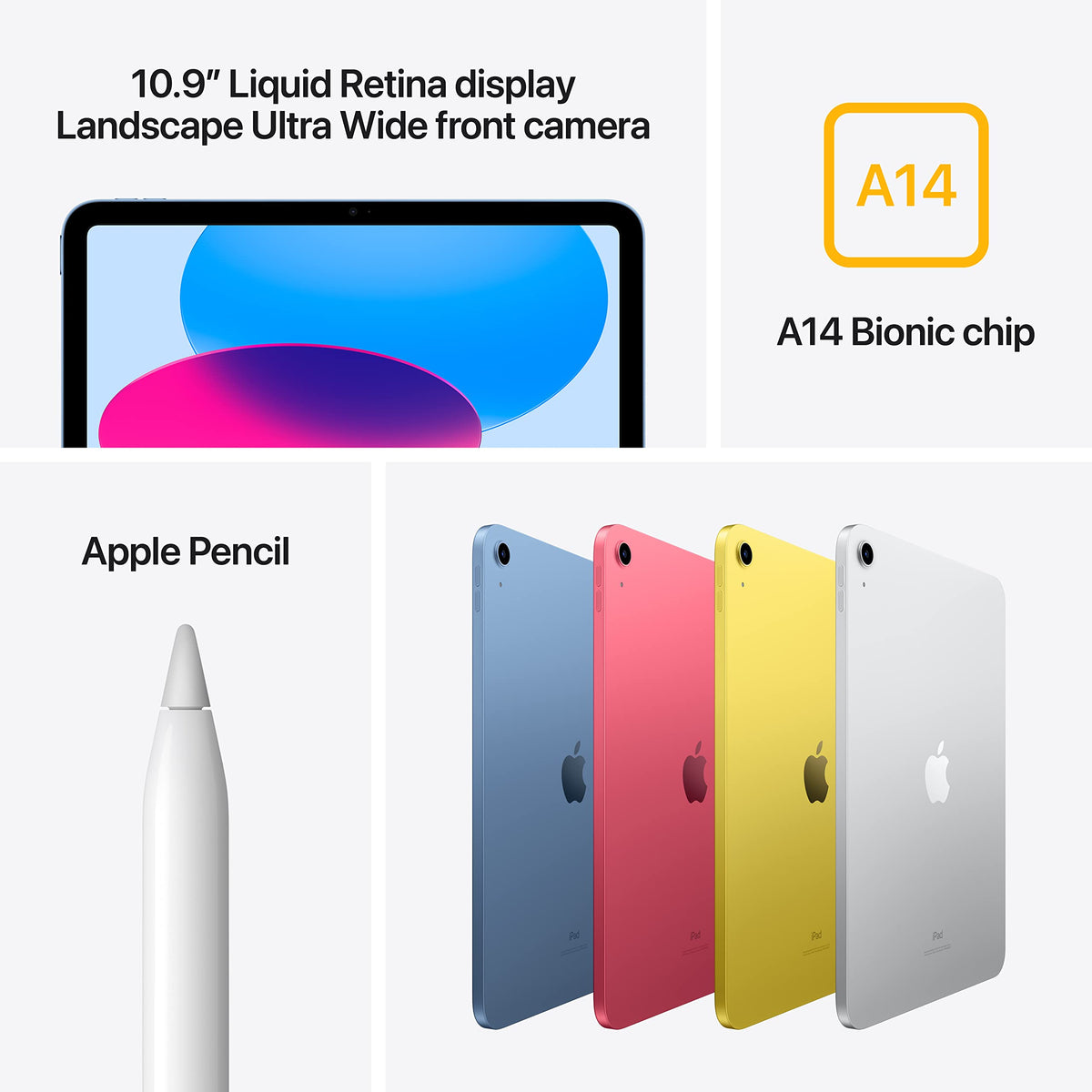 2022 iPad 10.9-inch WiFi 64GB Blue H525051