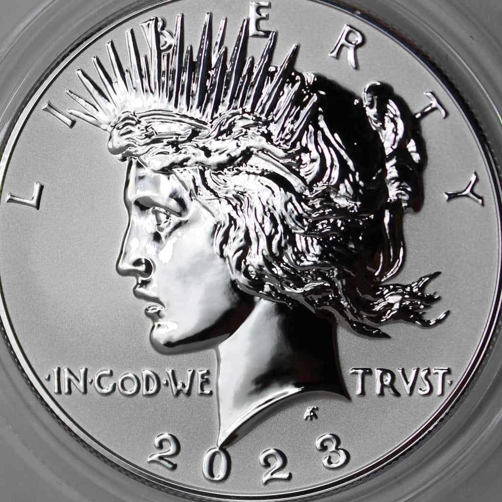 Set of 2 American Proof Silver Morgan & Peace $1 Z157586