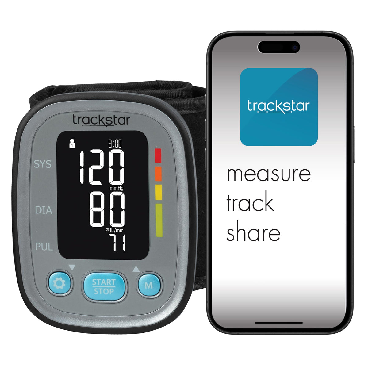 Smart Adult Wrist Blood Pressure Monitor E49248