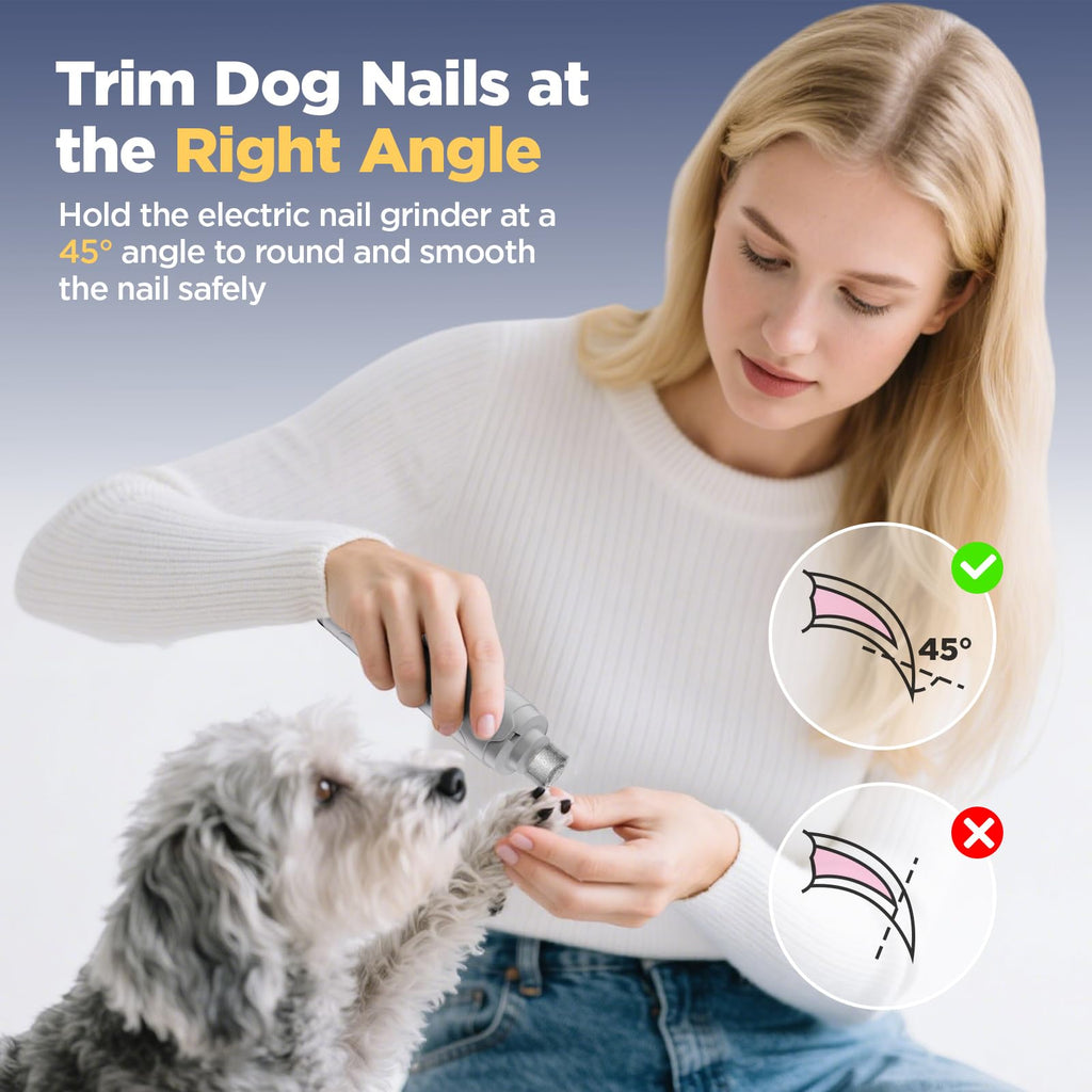 Electric Pet Nail Grinder with LED Lights Q3370
