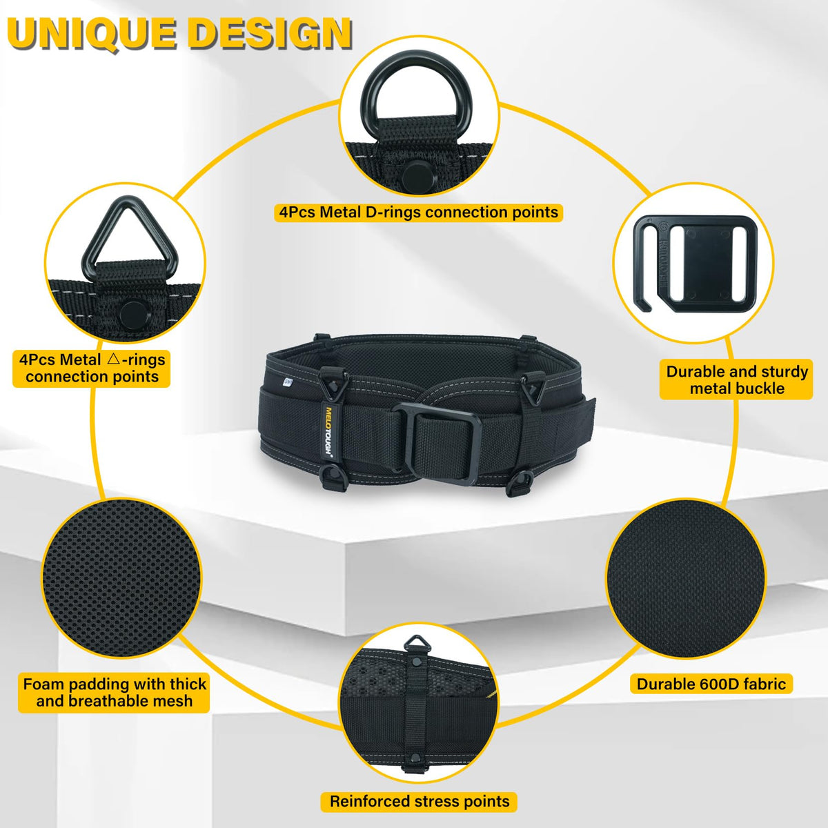 Padded Electrician Tool Belt T701